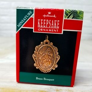 Brass Bouquet miniature Hallmark keepsake ornament